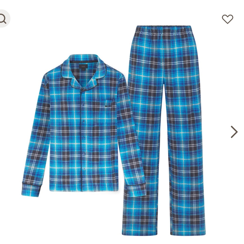FLEECE SLEEP UNISEX SLEEP SET
BLUE PLAID